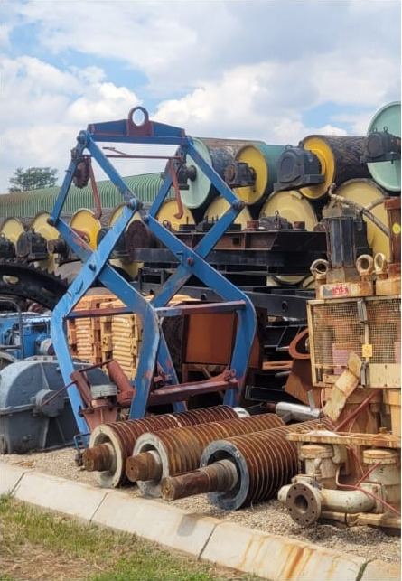 Conveyor rollers and frames