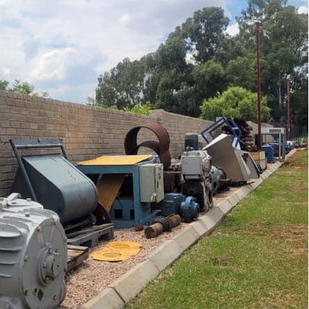 Electric motors in the yard