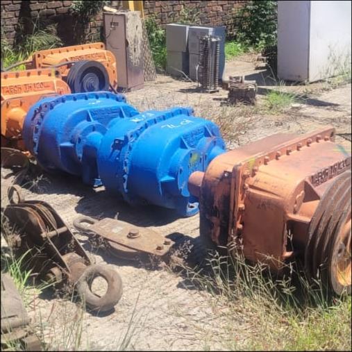 Hydraulic winch unit