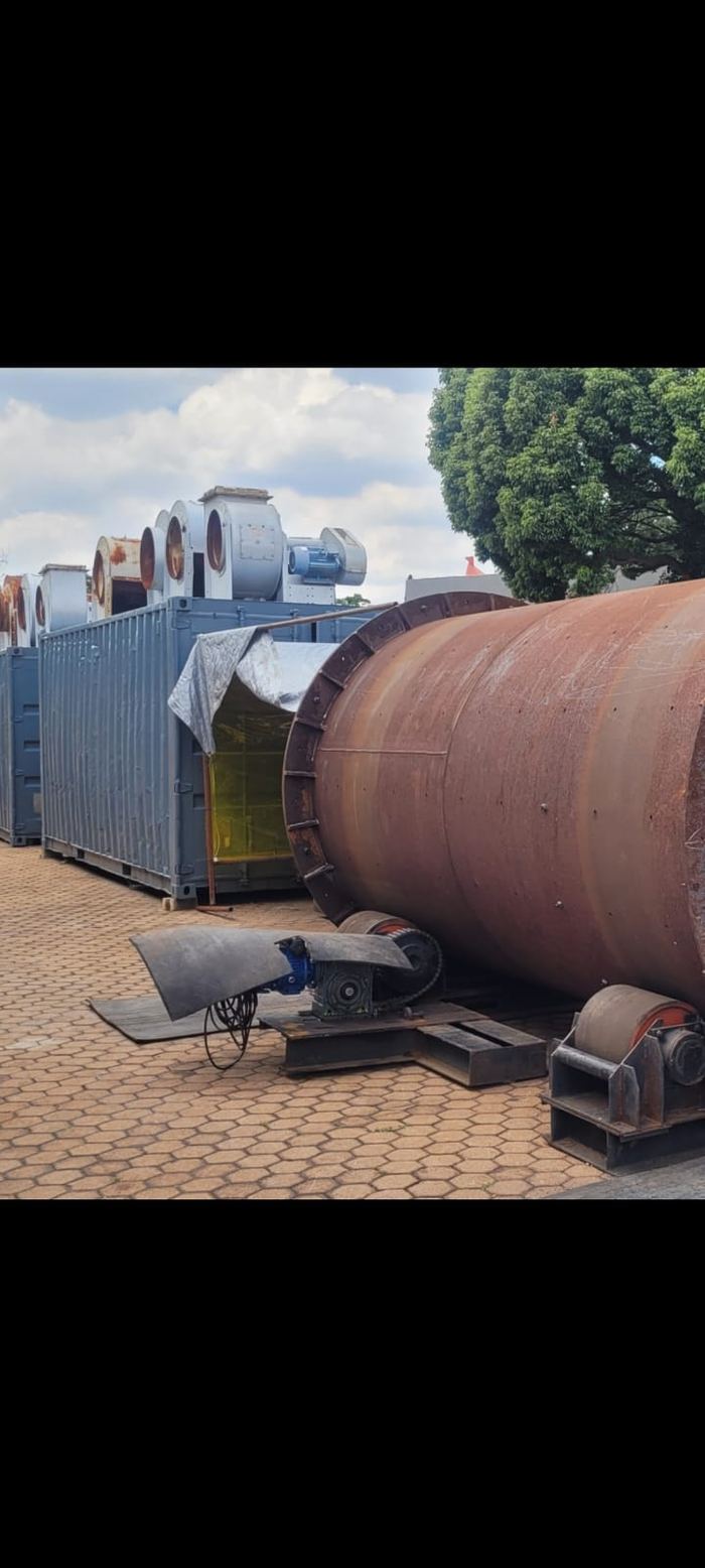 Mill shell awaiting refurbishment
